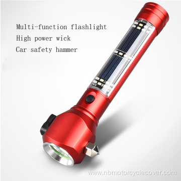 6-in-1 Multi-Functional Flashlight Car Emergency Hammer